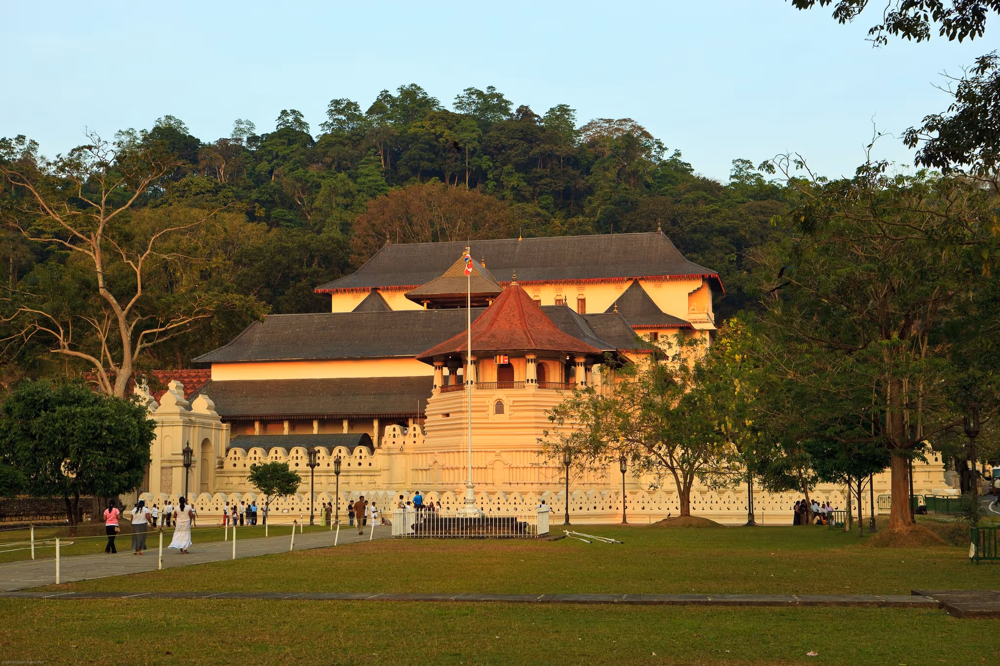 The Temple of the Sacred Tooth Relic (Sri Dalada Maligawa) in Kandy