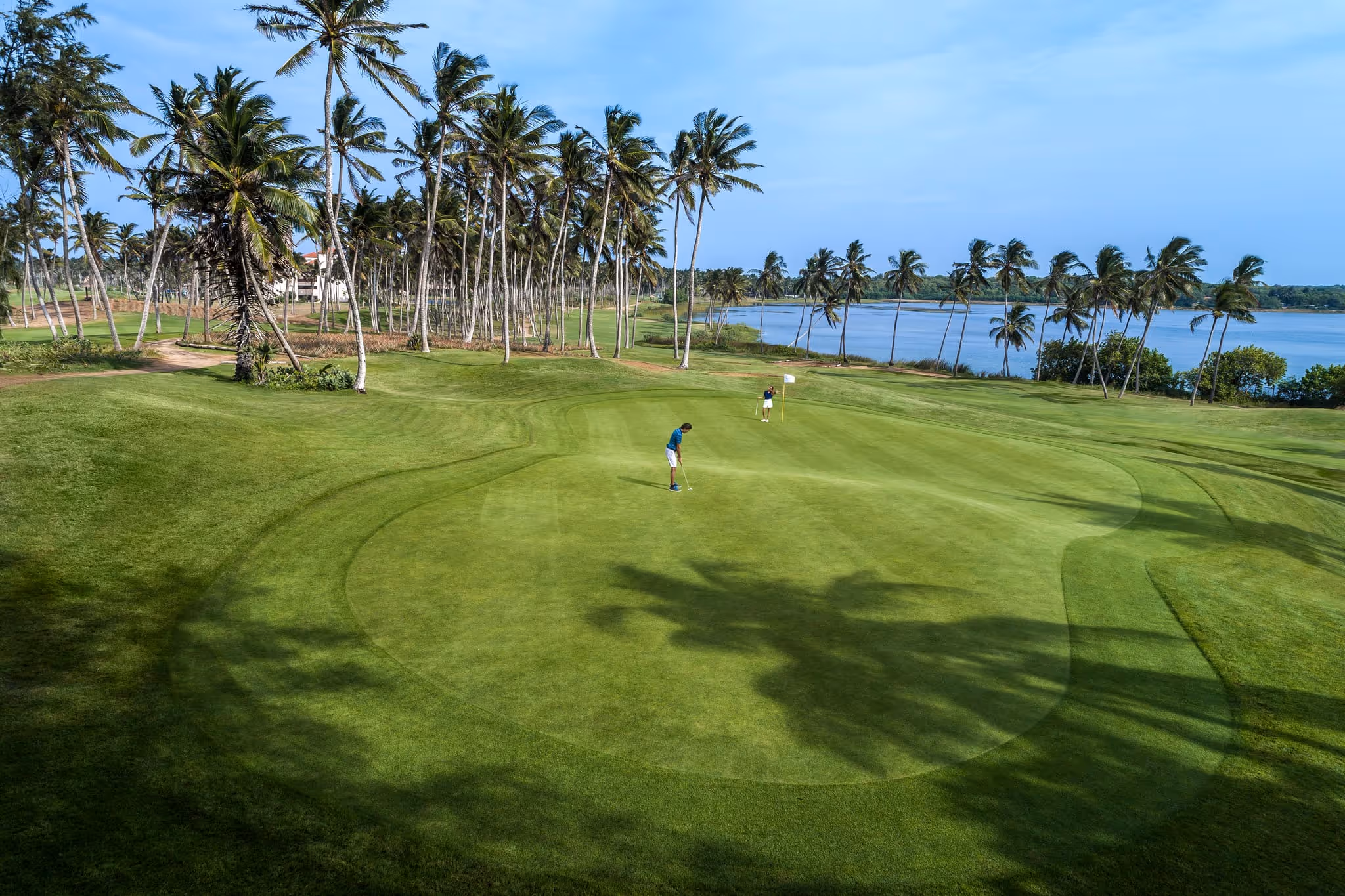 The championship golf course at Shangri-La Hambantota Golf Resort